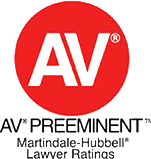 AV Preeminent Martindale-Hubbell Rating